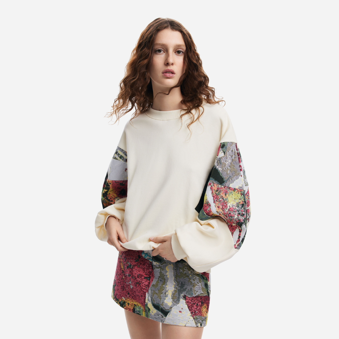 Sueter Dama Desigual Hueso