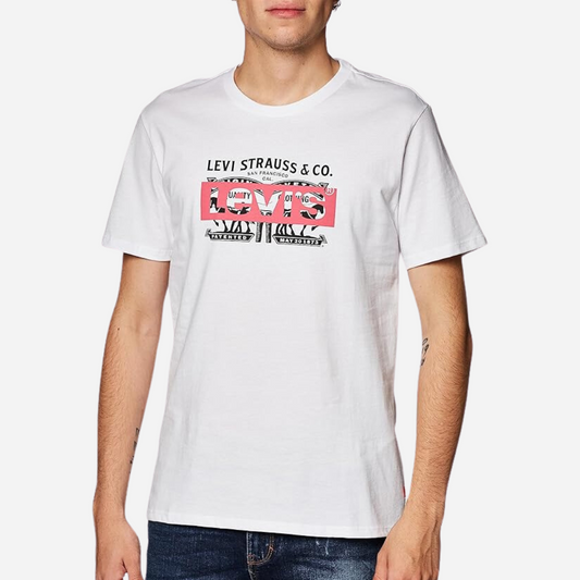 Playera Caballero Levis Bright-White