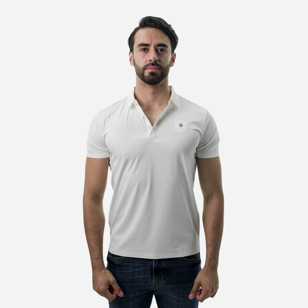 Playera Caballero Barocco White