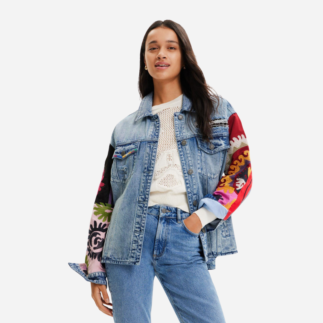 Chamarra Dama Desigual Mezclilla