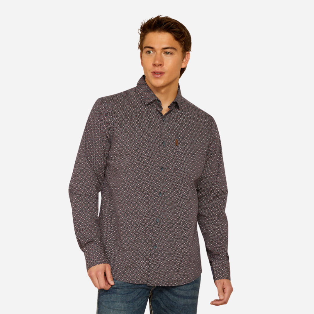 Camisa Caballero Ariat Parisian Night