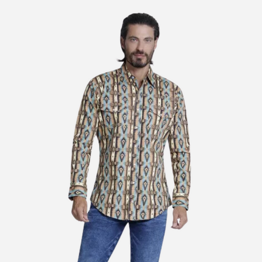 Camisa Caballero Wrangler Checotah