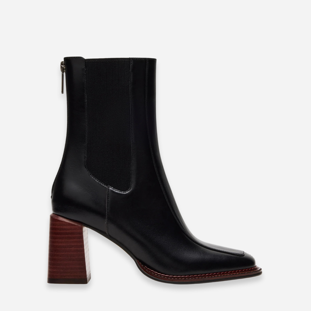 Bota Dama Steve Madden Downtown Black Leat