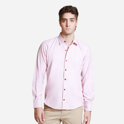 Camisa Caballero Lob Rojo Claro