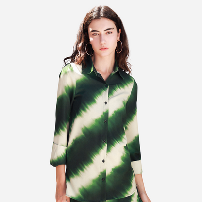 Blusa Dama Lob Verde-Oscuro