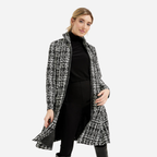 Saco Dama Joseph Ribkoff Black White