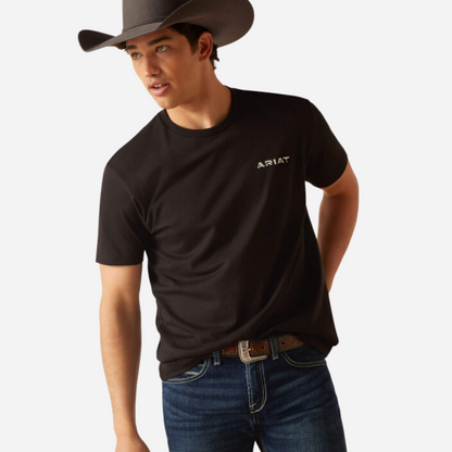 Playera Caballero Ariat Black