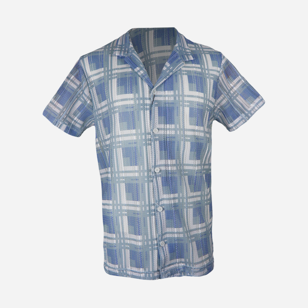 Camisa Caballero De-Niko Blue