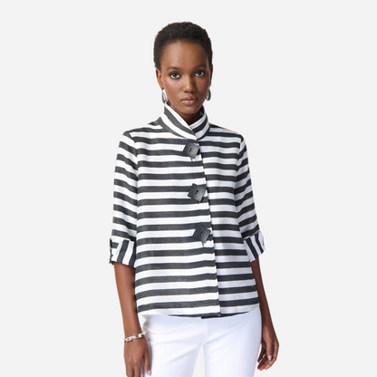 Chaqueta Dama Joseph Ribkoff Black Off White