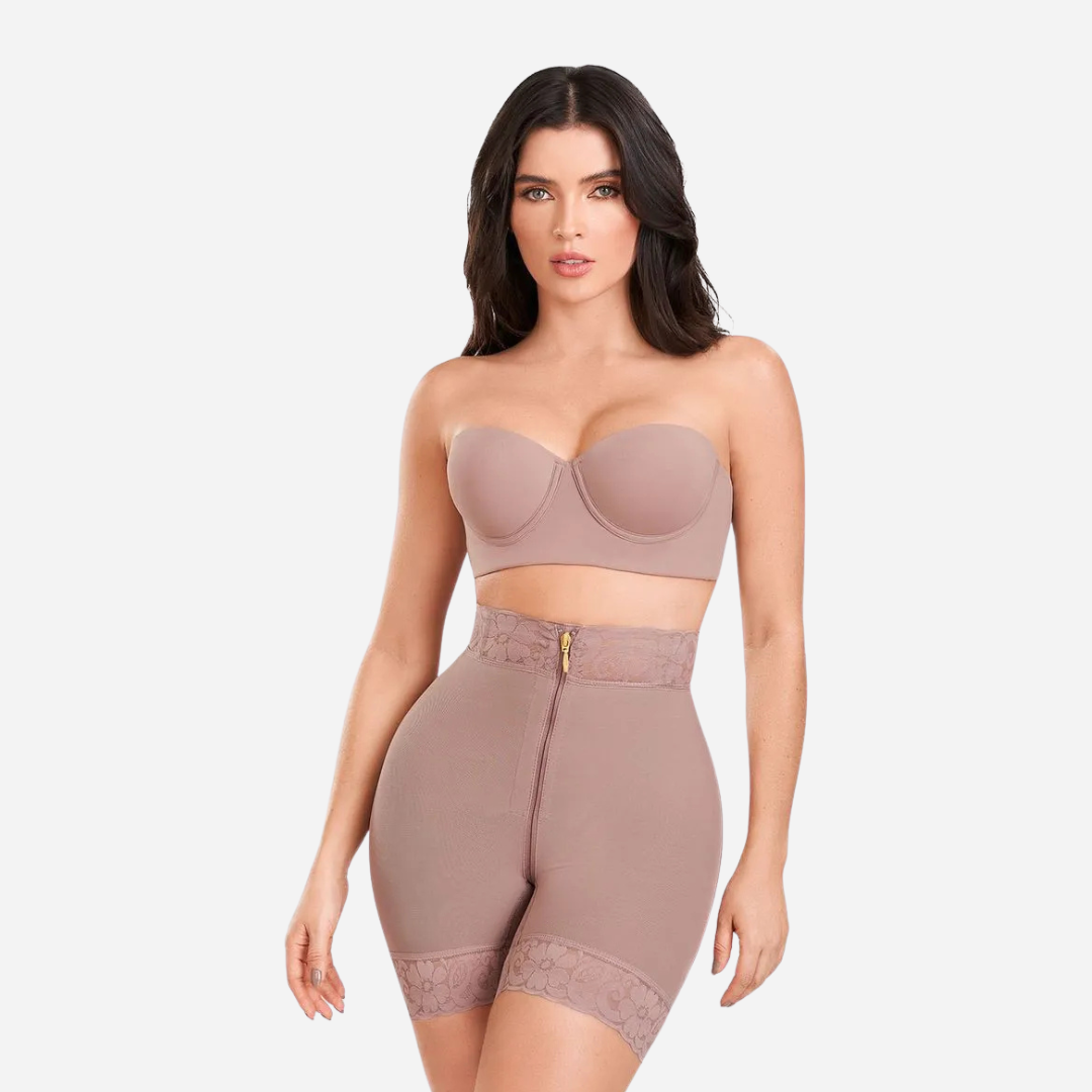Faja Dama Ann Chery Short Cocoa