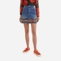 Falda Dama Desigual Azul