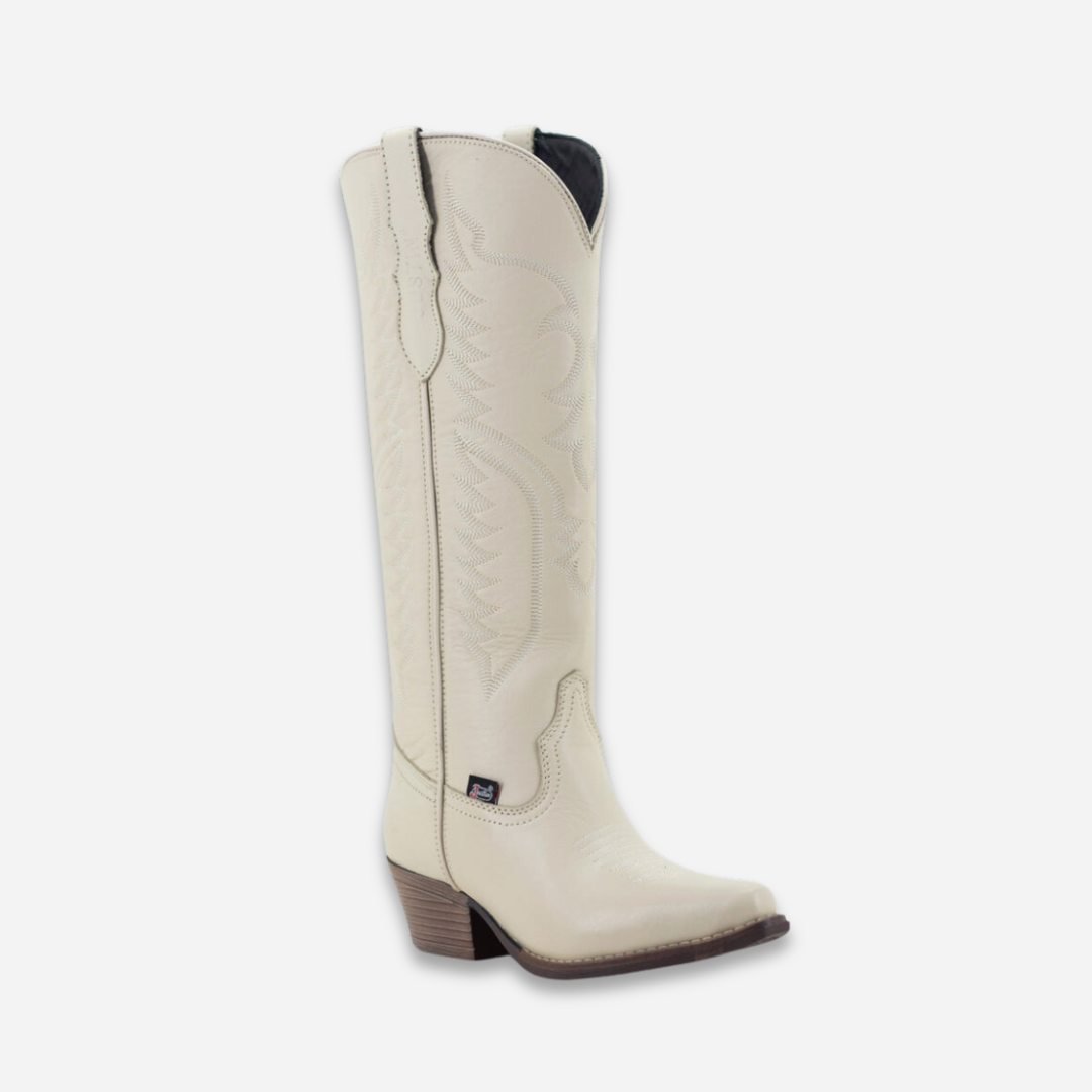 Bota Dama Justin Classic Of White