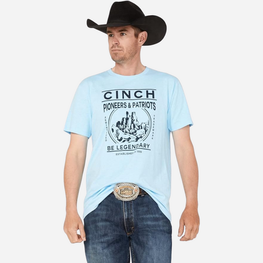 Playera Caballero Cinch Blue