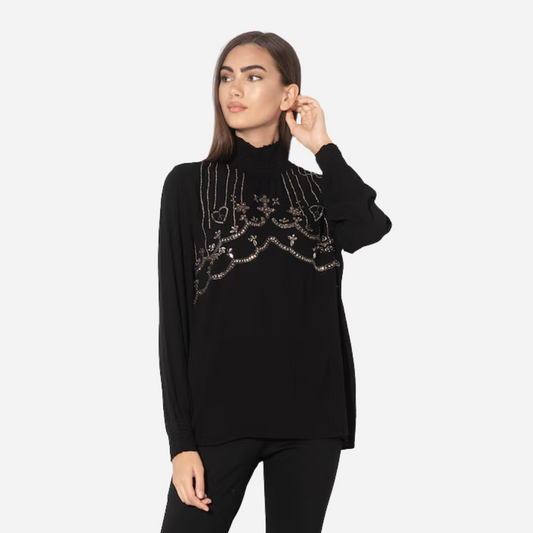 Blusa Dama Desigual Negro