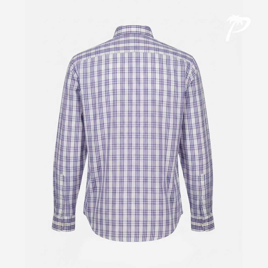 Camisa Caballero Fariani White Purple