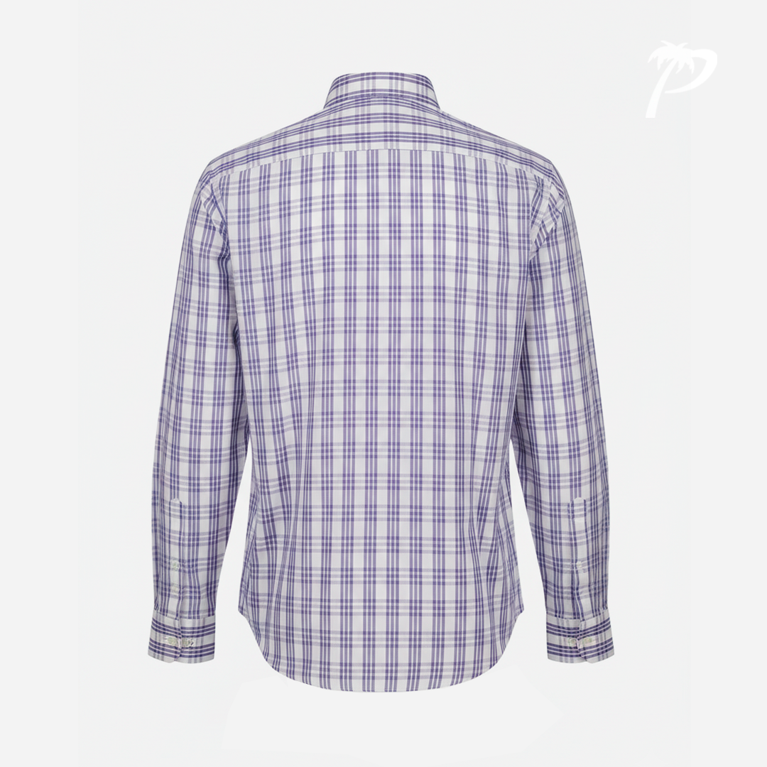 Camisa Caballero Fariani White Purple