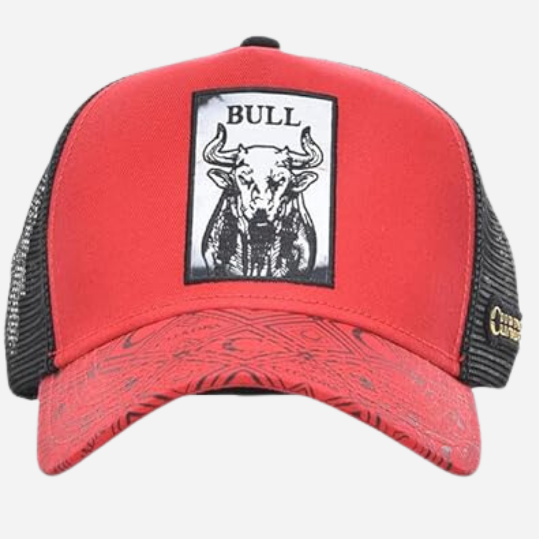 Cachucha Caballero Cuadra Bull Rojo