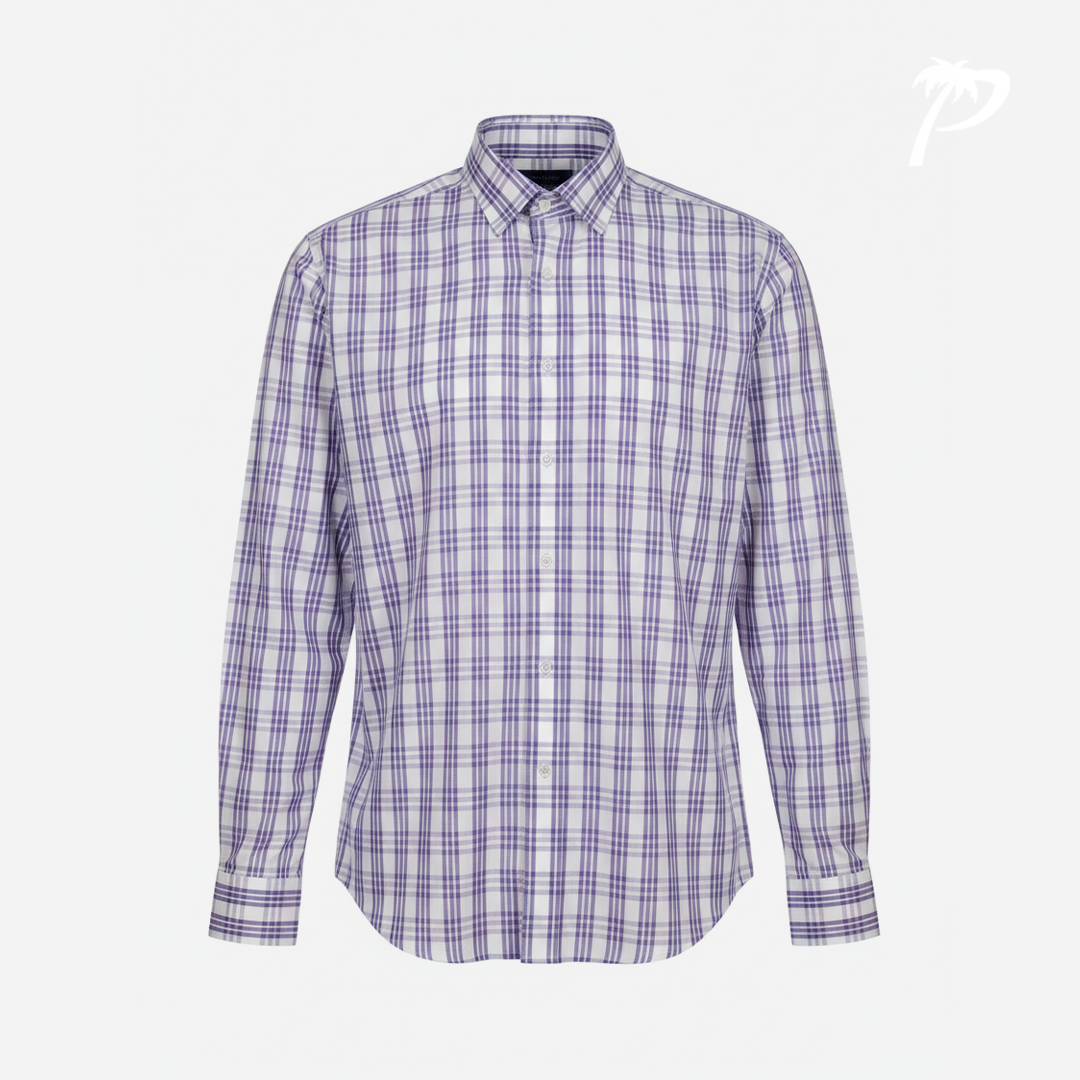 Camisa Caballero Fariani White Purple