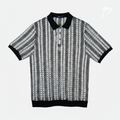 Playera Caballero Barabas Black White