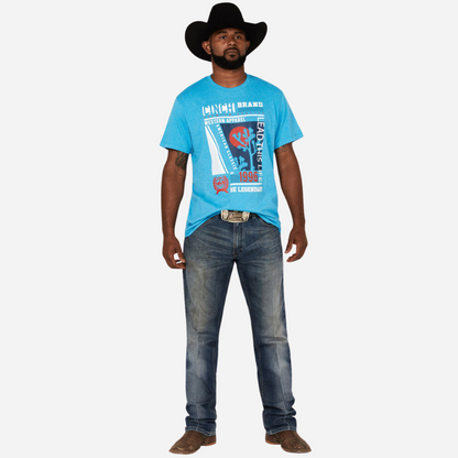 Playera Caballero Cinch Blue