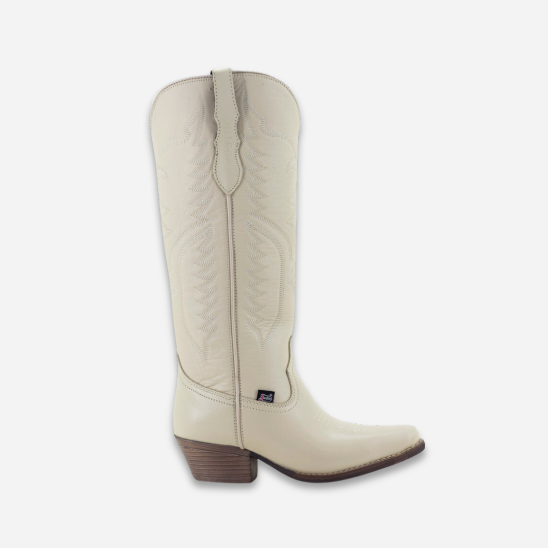 Bota Dama Justin Classic Of White