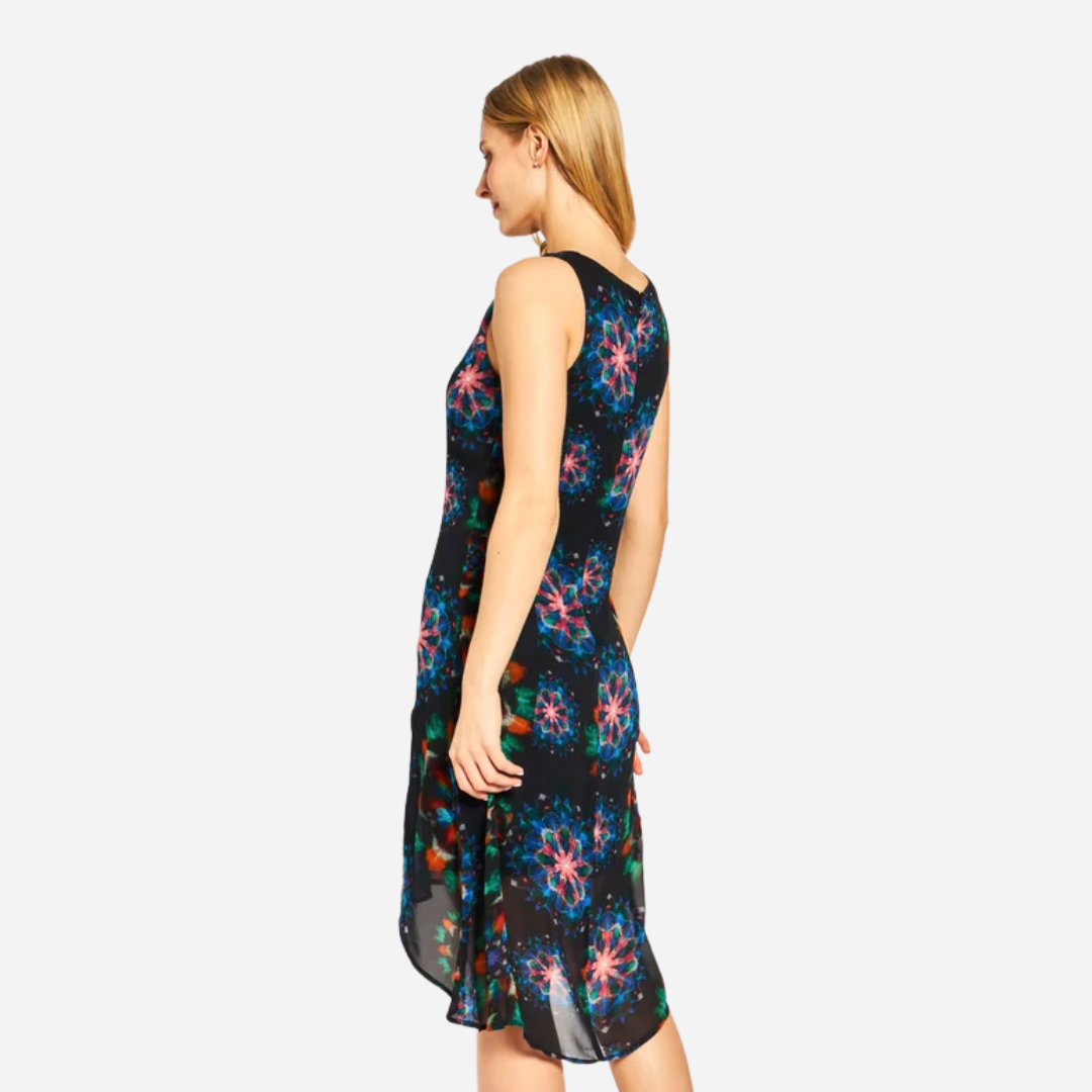 Vestido Dama Desigual Negro