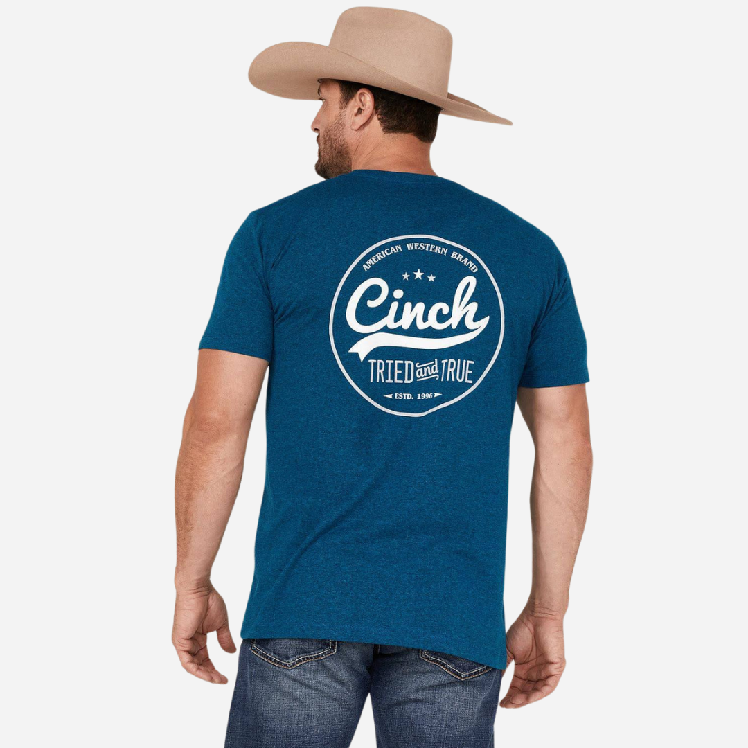 Playera Caballero Cinch Teal