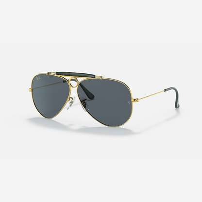 Lente Caballero Rayban Legend Gold Blue