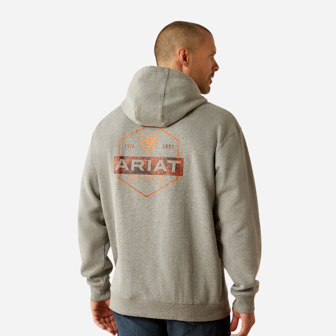 Sudadera Caballero Ariat Grey Heather