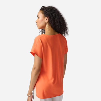 Blusa Dama Joseph Ribkoff Mandarine