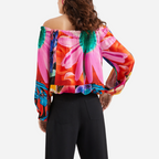 Blusa Dama Desigual Multicolor