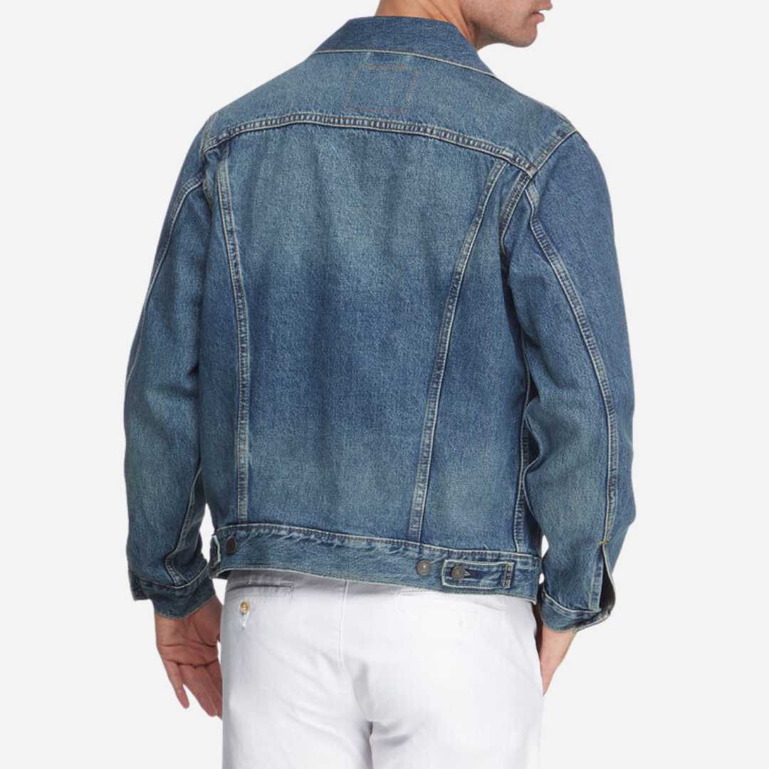 Chamarra Caballero Levis Medium Wash