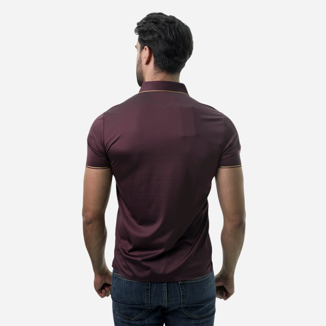 Playera Caballero Barocco Burgundy