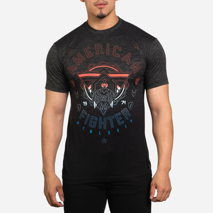 Playera Caballero American Fighter Black Mass