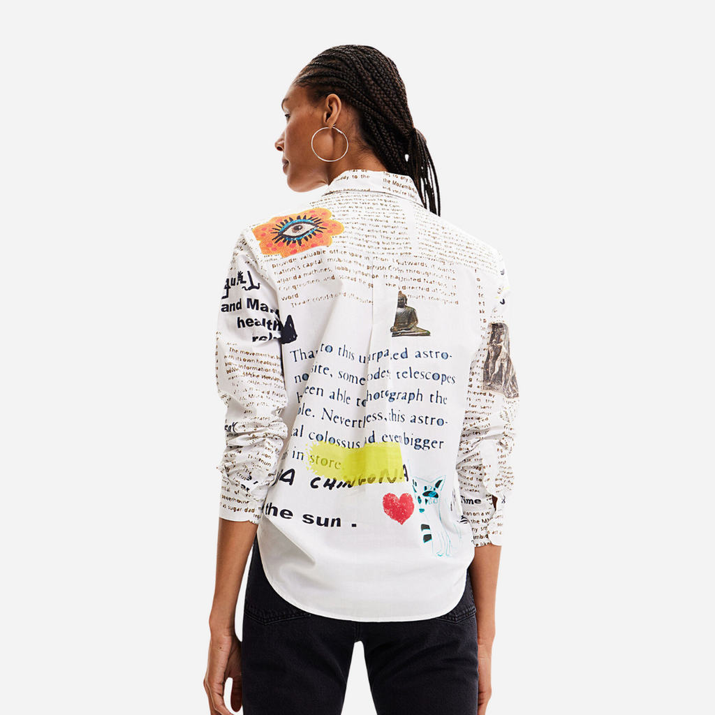 Camisa Dama Desigual Blanco