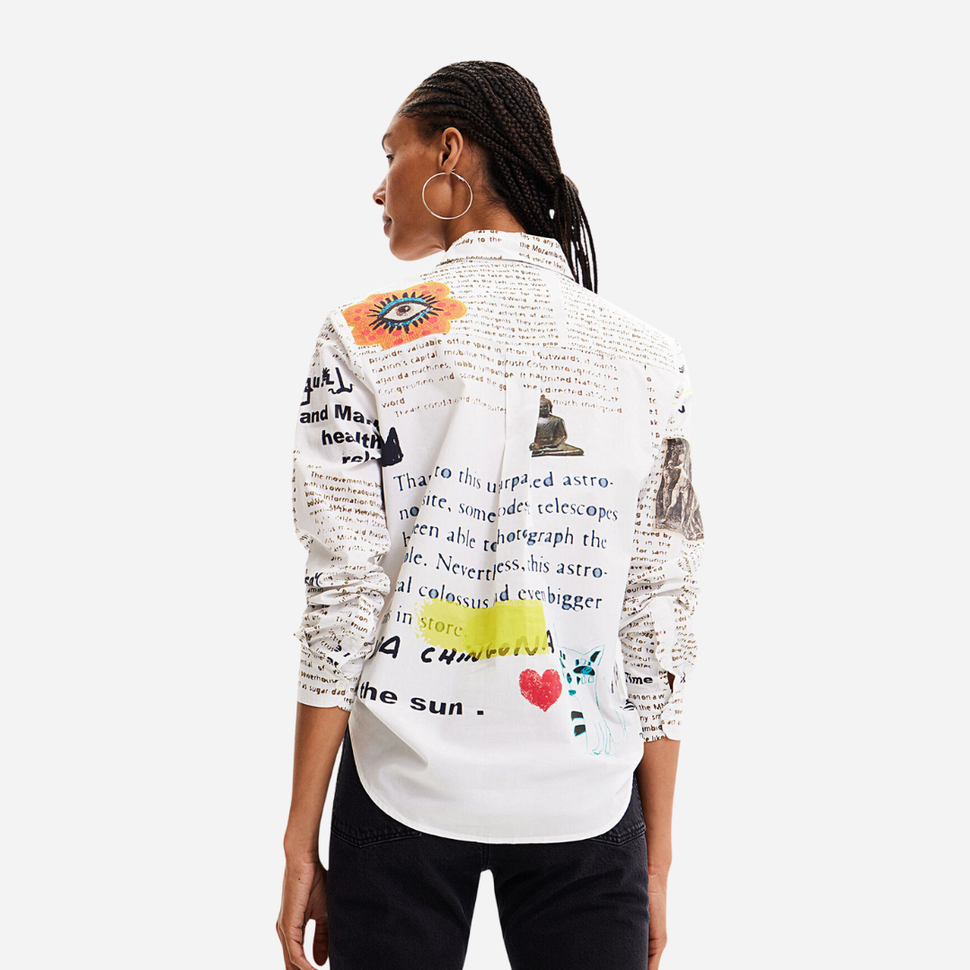 Camisa Dama Desigual Blanco