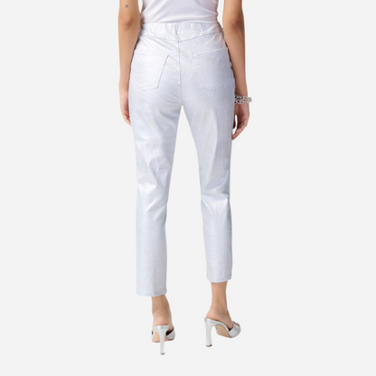 Pantalon Dama Joseph Ribkoff White Silver