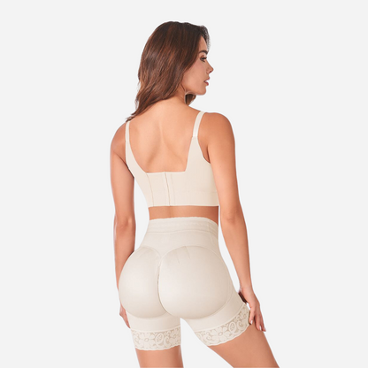 Faja Dama Ann Chery Short Beige