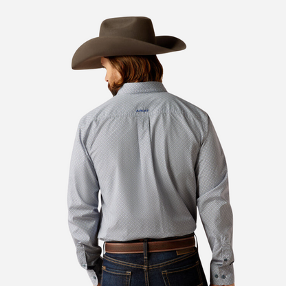 Camisa Caballero Ariat Light Blue