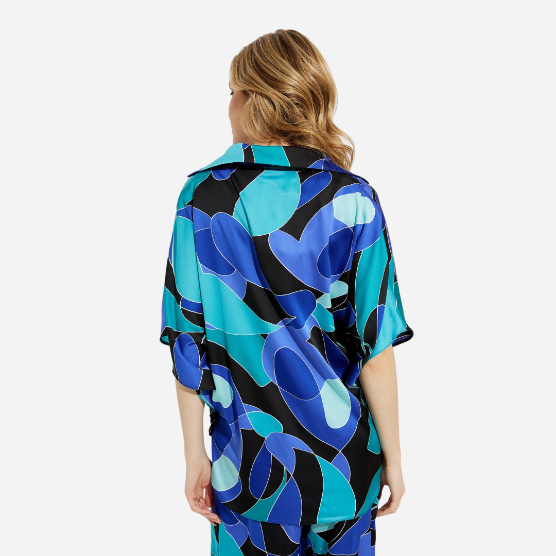 Blusa Dama Joseph Ribkoff Black Multicolor