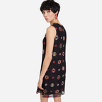 Vestido Dama Desigual Negro