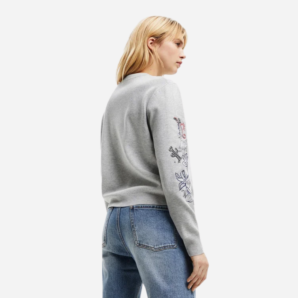 Sudadera Dama Desigual Gray