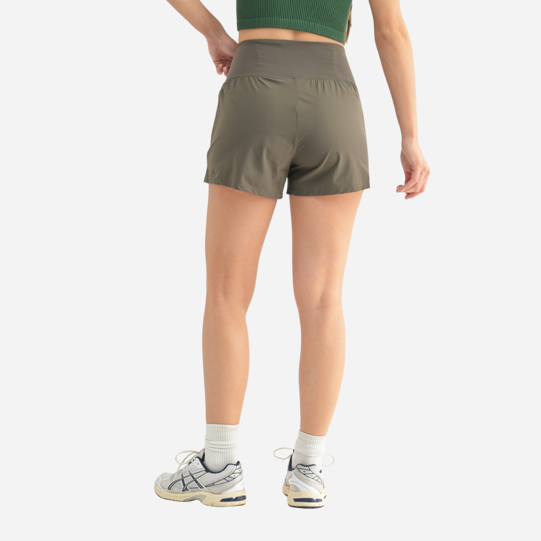 Short Dama Mono B Black Olive