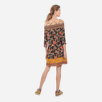 Vestido Dama Desigual Negro