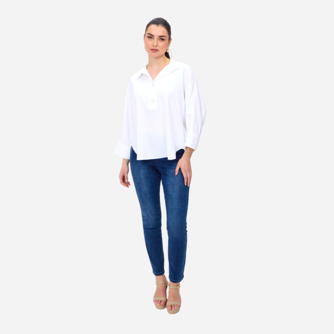 Blusa Dama Joseph-Ribkoff Vanilla