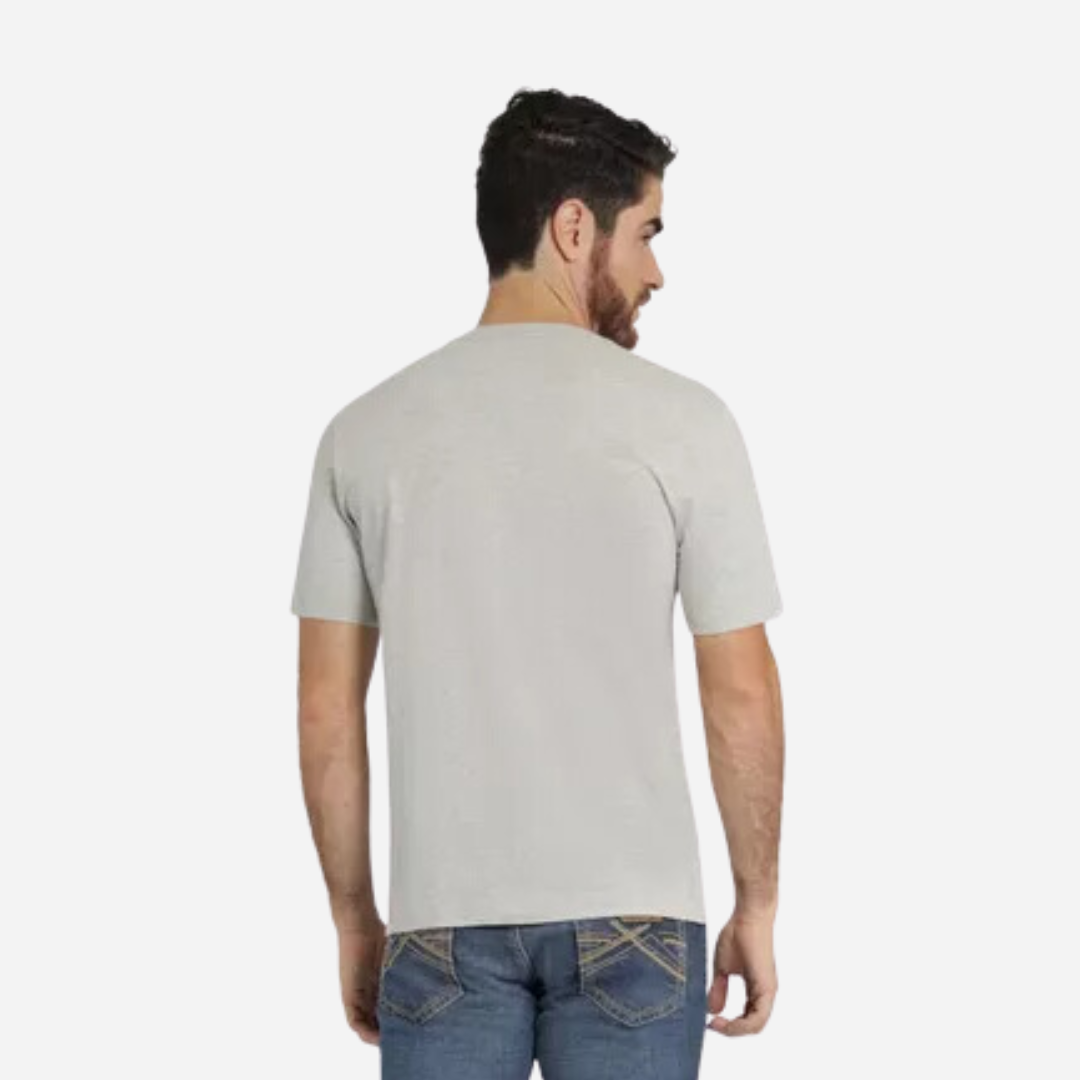 Playera Caballero Wrangler Gris-Claro