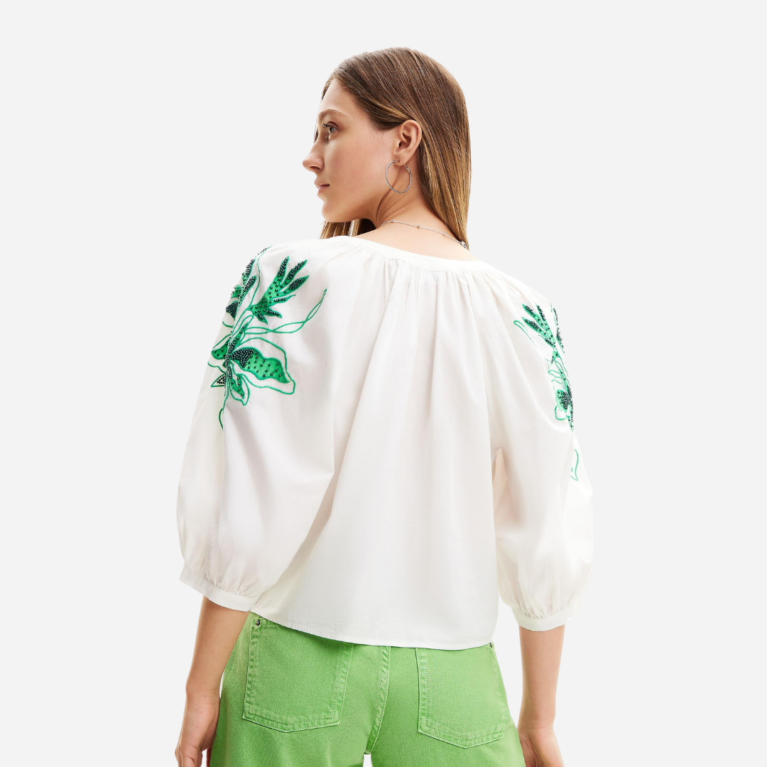 Blusa Dama Desigual Blanco