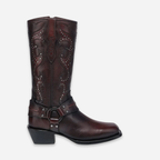 Bota Dama Cuadra Tinto