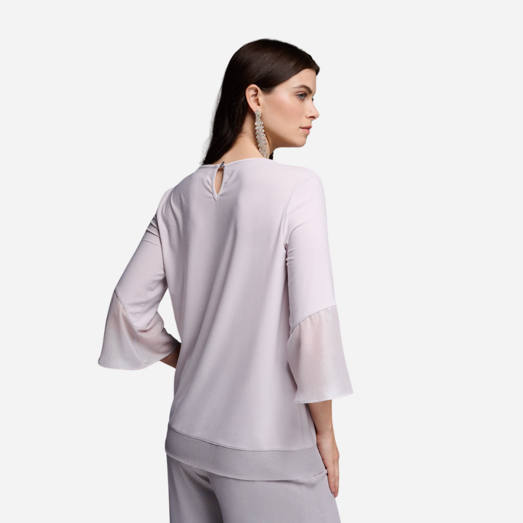 Blusa Dama Joseph Ribkoff Mother Of Pearl