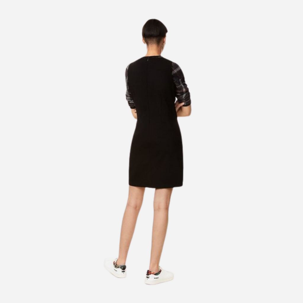 Vestido Dama Desigual Negro